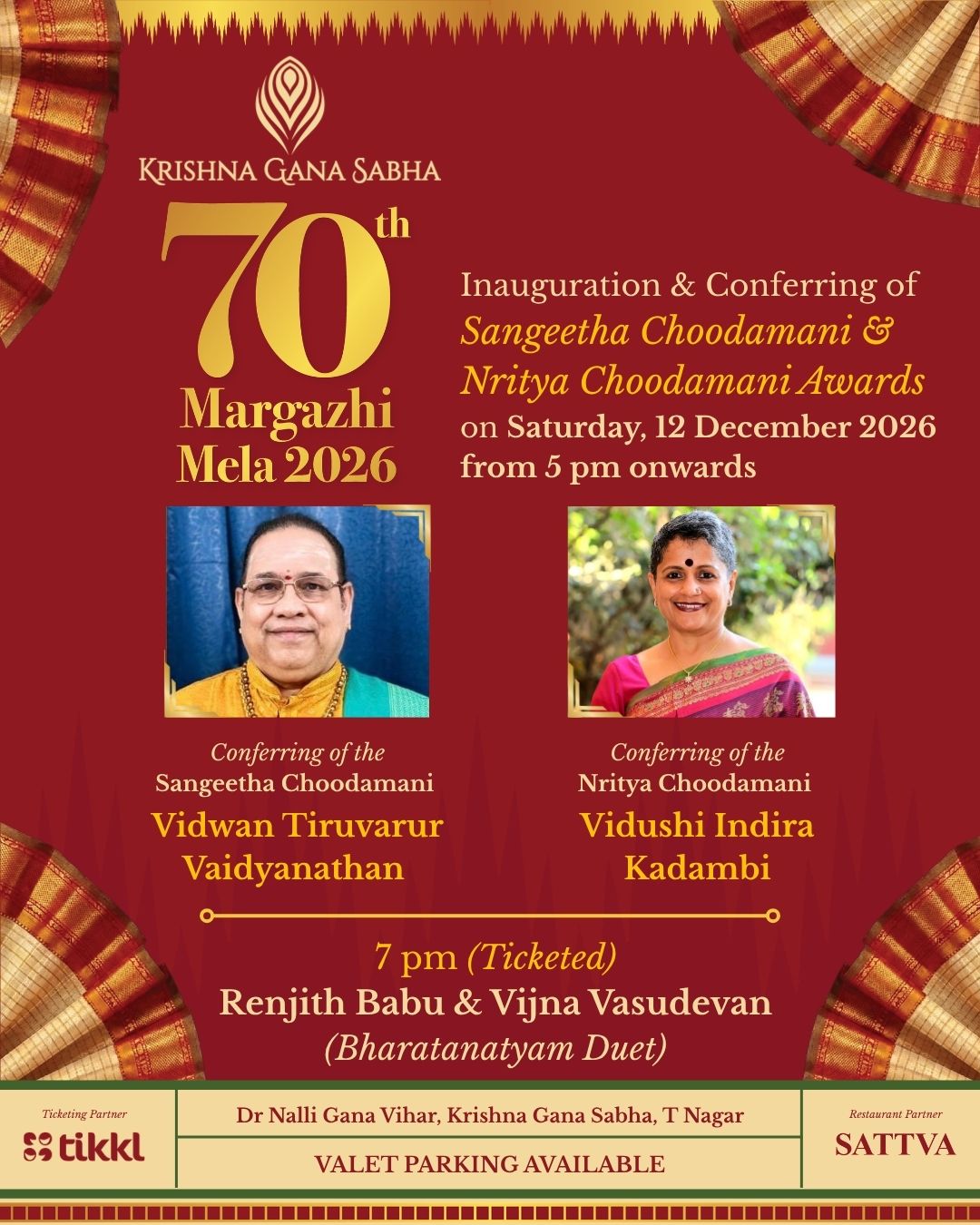 Margazhi Mela 2026 schedule 2
